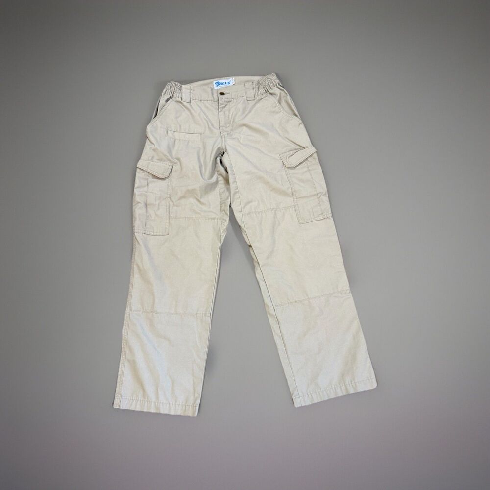 Galls Cargo Tactical Pants Mens Size 30 x 30 Khaki Tan Stretch Waist